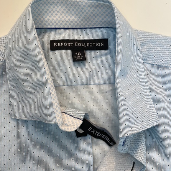 Report Collection Boys blue button up. New with tags. - Picture 3 of 5